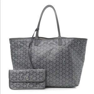 Authentic Goyard Goyardine Saint Loius GM in gris